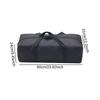 Black Camping Storage Bag with Zipper, Water-resistant, Sports Organizer for Hiking, And