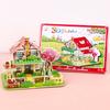 3D Foam Puzzle Set Childrens Building Toy Creative Diy Craft Educational Activity Kit for Kids 3-6Years Small Blocks Gift