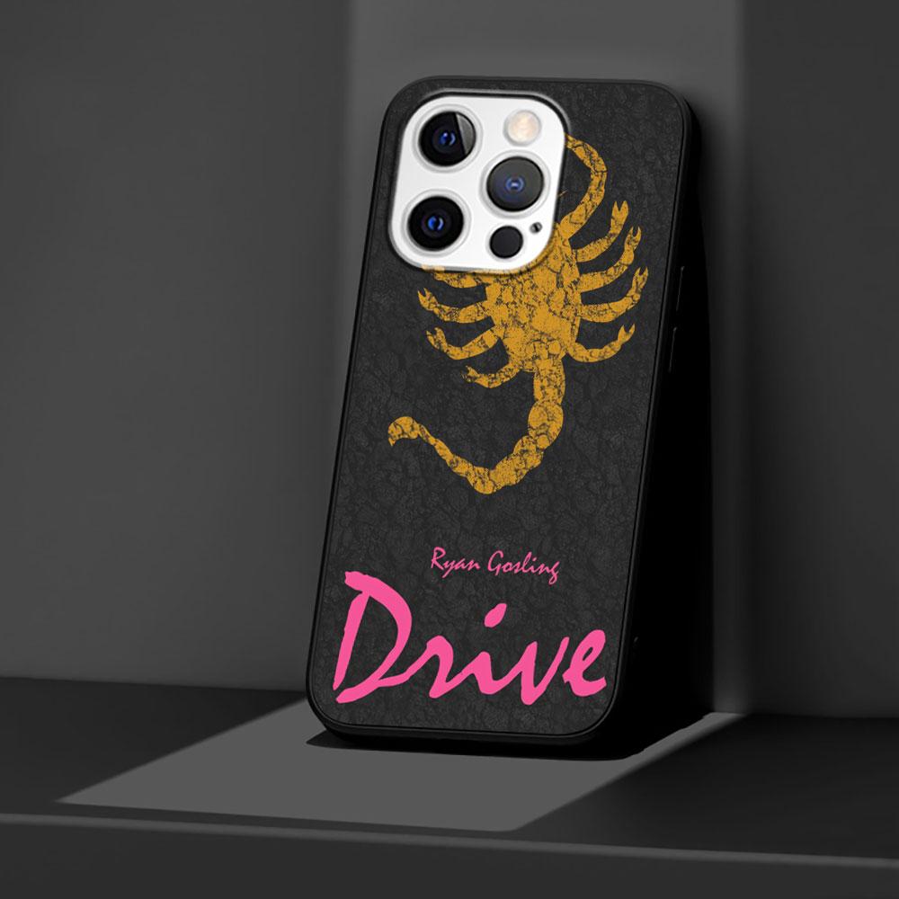 Fahren Sie Ryan Gosling Film Spaß Kunst Hülle für Apple iPhone 14 11 16 Plus X XS 13 12 XR 15 Pro Max Silikon Schwarz Weiche Handyhülle
