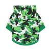 Camouflage Cotton Hooded Raglan Sweatshirt for Dogs & Cats - Small to Large, Spring & Autumn