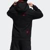 adidas Originals Unisex CNY Hooded Sweatshirt Black Red HC0562
