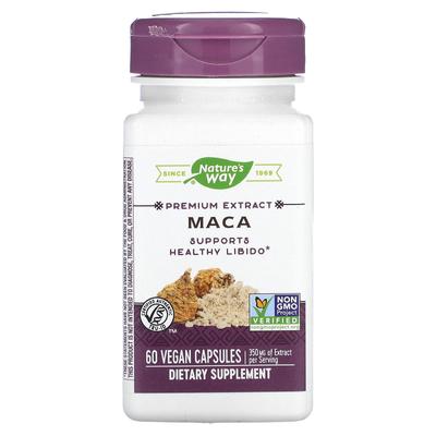 Premium Extract, Maca, 350mg, 60 Veggie Capsules