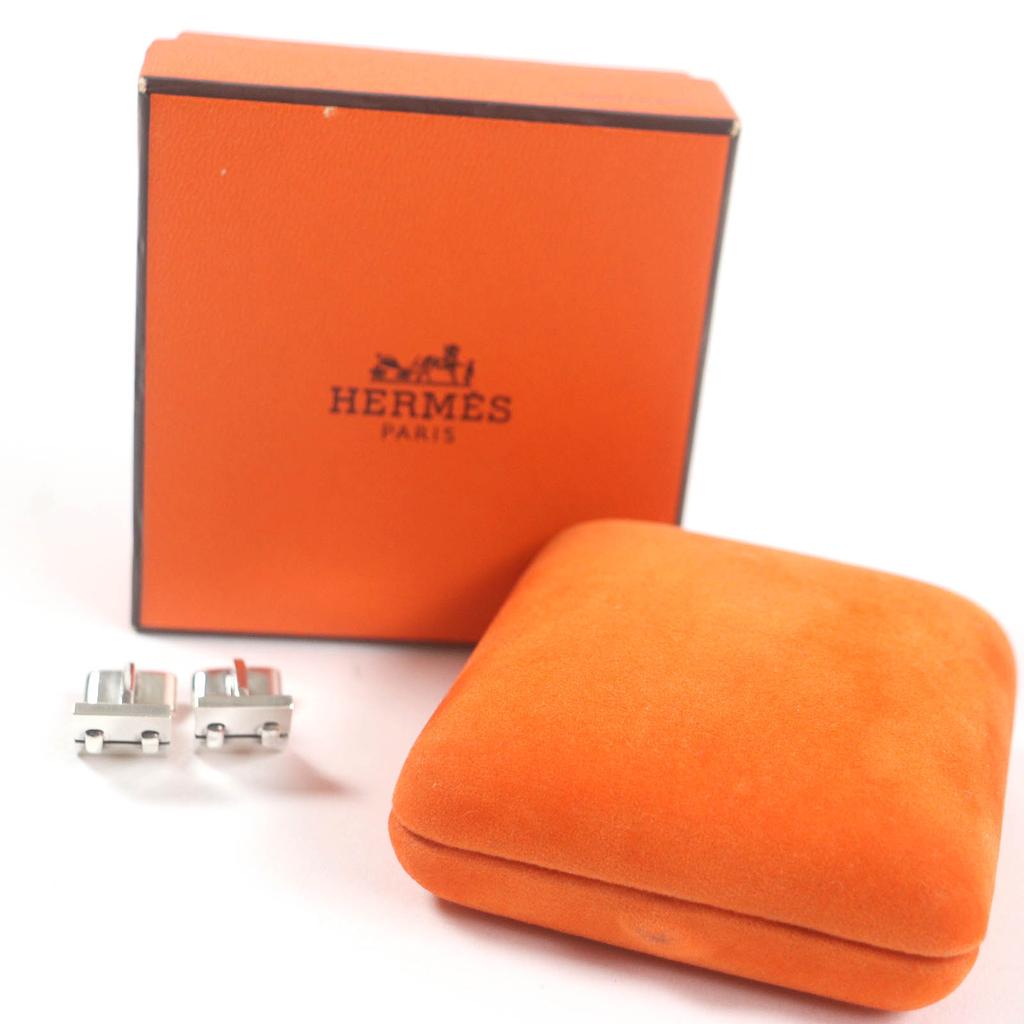 Great HERMES Cufflinks cufflinks Cufflinks Cufflinks Accessories Silver AG925 mens Used