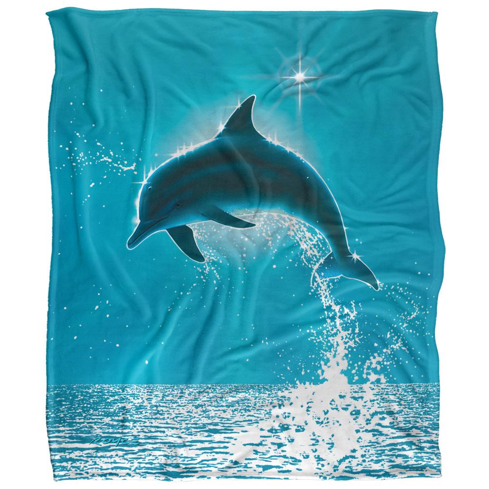 Royce McClure Silky Dolphin Sun Supersoft Blanket