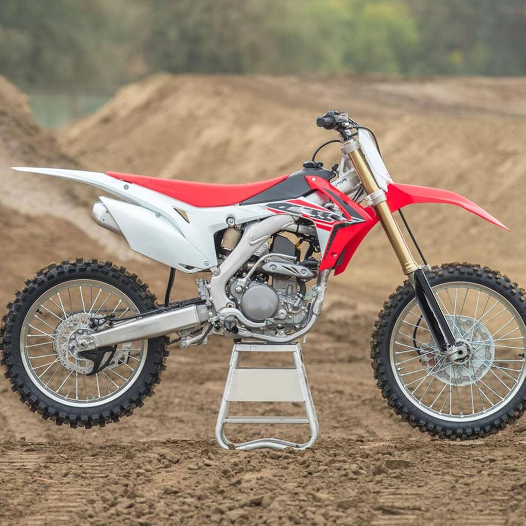 Gabelholm-Abdeckung, 2 Stück Gabelholm-Abdeckung Glänzend Schwarz für CRF250R CRF250X CRF450R CR125 CR250 CRF 450 RX Gabel-Stoßdämpfer-Schutz