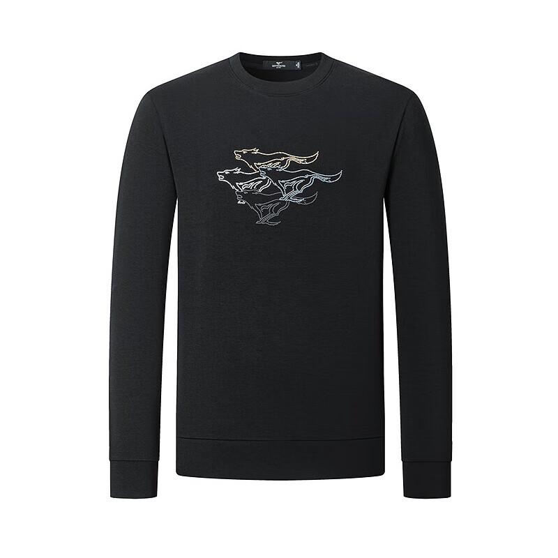 SEPTWOLVES Men's Antibacterial Modal Crew Neck Sweatshirt