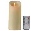 Flameless LED Pillar Candle | Real Wax | Flickering Flame | Battery Operated | Remote Control | 24H Timer | Home Decor | Festive Lighting