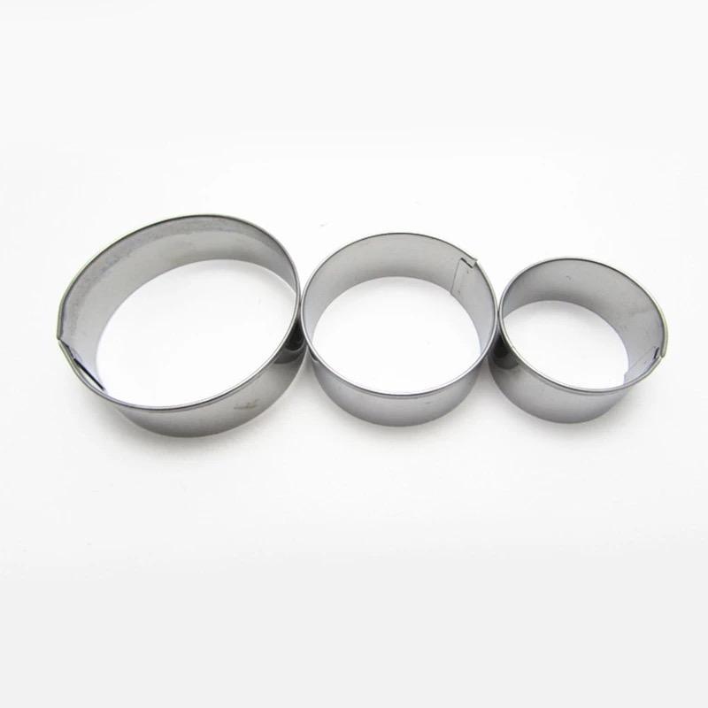 12 Piece Set of Stainless Steel Baking Tools DIY Star Heart Shaped Flower Circle Mold Kitchen Utensils