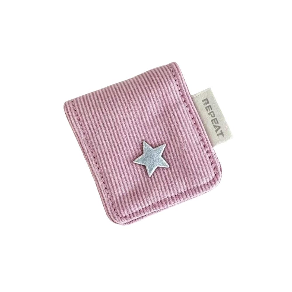 Fabric Desktop Cable Organizer Double-Sided Portable Cord Storage Strap Polka Dot Pattern Winding Holder Earphone Wire Storage