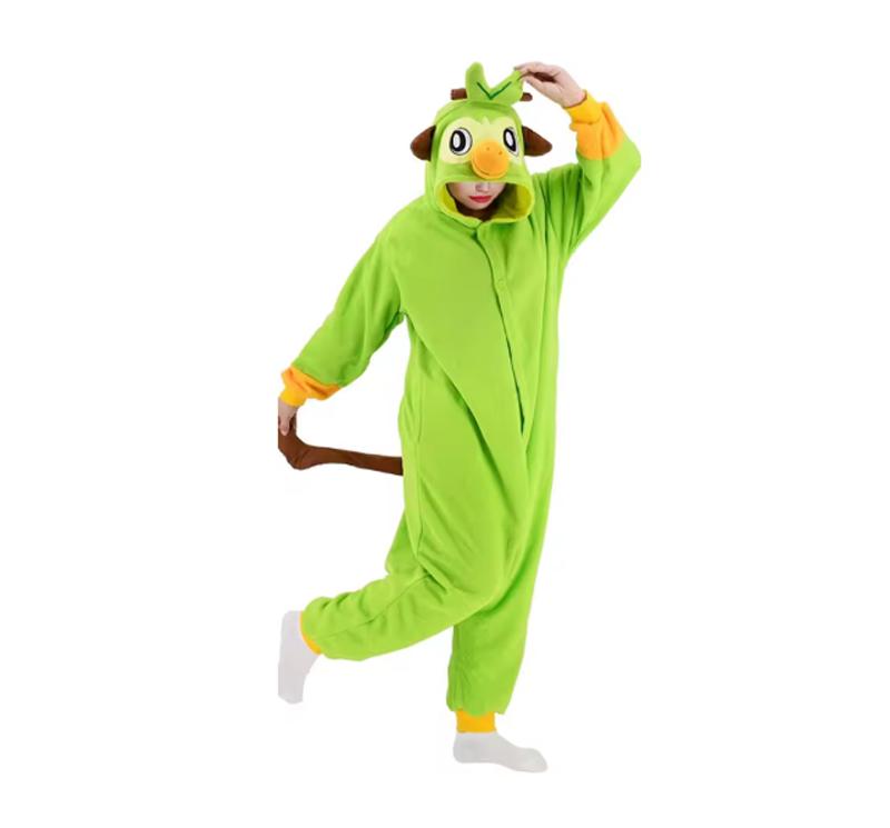 Women Onesies Grookey Kigurumi Halloween Party Cosplay Costume Pijamas Sleepwear Monkey Jumpsuit Gift