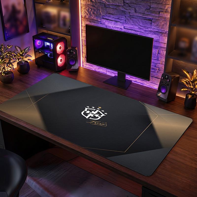 Brazil Football Crest Mouse Pad, Extended Non Slip Rubber Desk Mat for Gaming Office Laptop Fan Gift