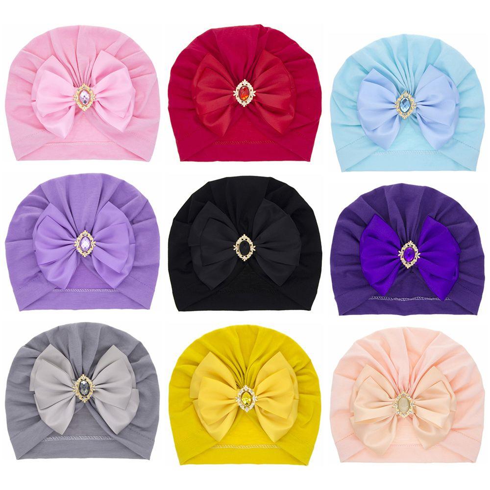 Baby Turban Mütze Mit Schleife - Süße Kopfbedeckung Für Neugeborene