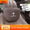 Interior Stickers Car Seat Headrest Neck Pillow Auto Interior Accessories For Renault Clio Koleos Megane Espace QM6 Kadjar Captu Y888