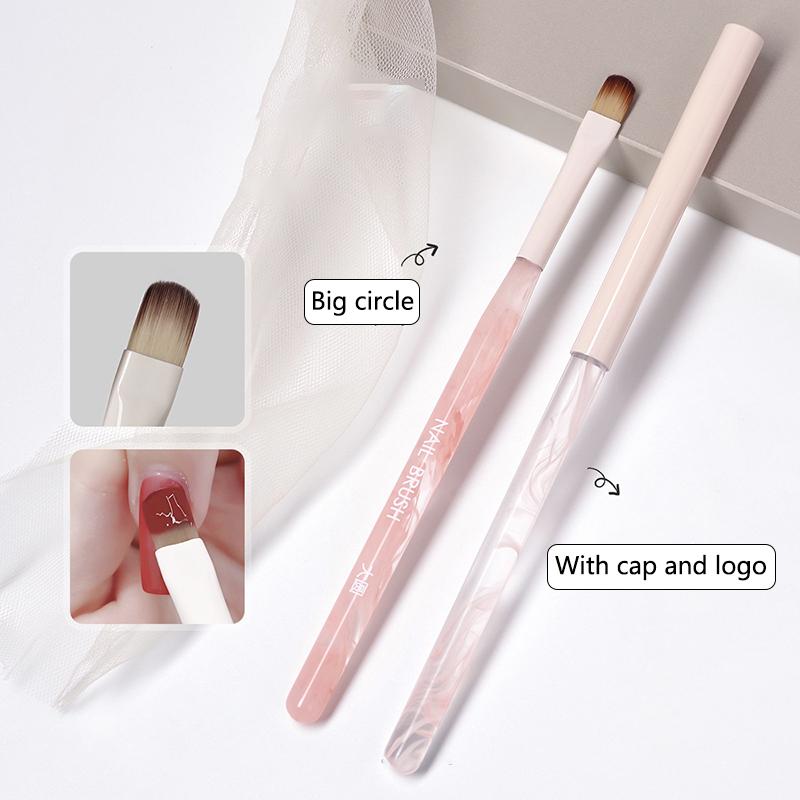 Light Pink Nail Art Pen High Quality Nail Construction Painting Brush Uv Gel Extension Carving Pen Diy Manicure Tools