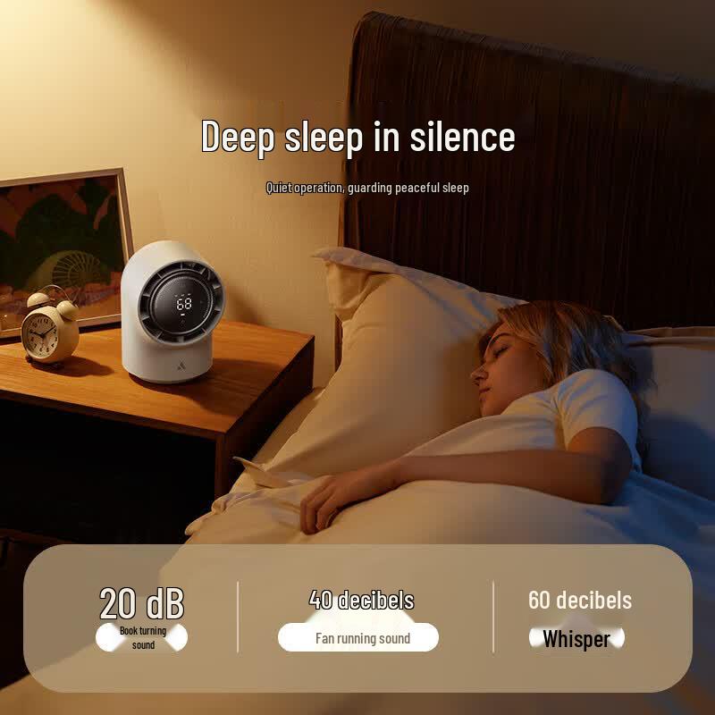 Aecooly Smart Cordless Bladeless Desk Fan
