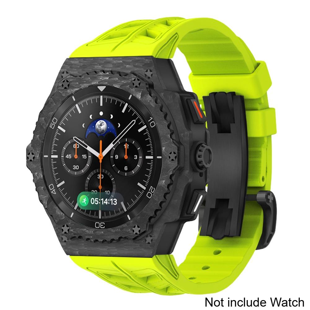 

Luxury Modification Kit For Samsung Galaxy Watch 8 Classic 46mm Silicone Strap For 8 Watch 40 44mm Stainless Steel Modified Case Watch 8 44mm