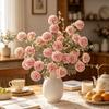 Silk Artificial Flower Chrysanthemum Festival Wedding Home Room Dining Table Vase Decora Wreath Bridal Bouquet Ornament Diy Gift