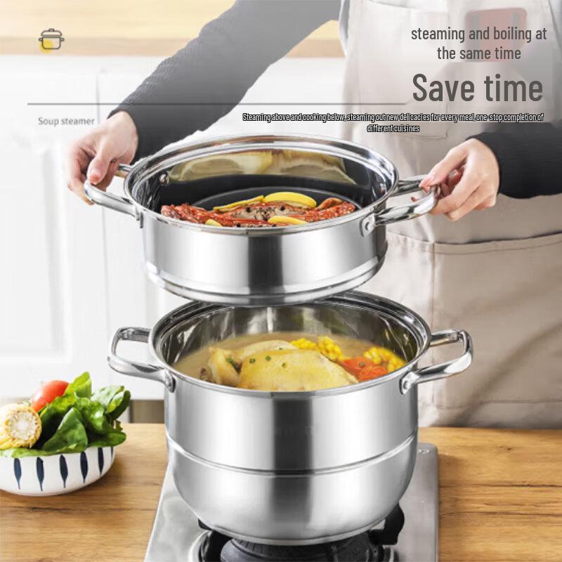 Belenfini St. Paul 304 Stainless Steel Steamer Pot