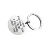 Stainless Steel Boyfriend Girlfriend Husband Wife Gift Keychain Easy To And Keys Couple Key Ring
