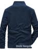 Men's Zipper Fleece Jacket with Side Pockets - Green Youth Style