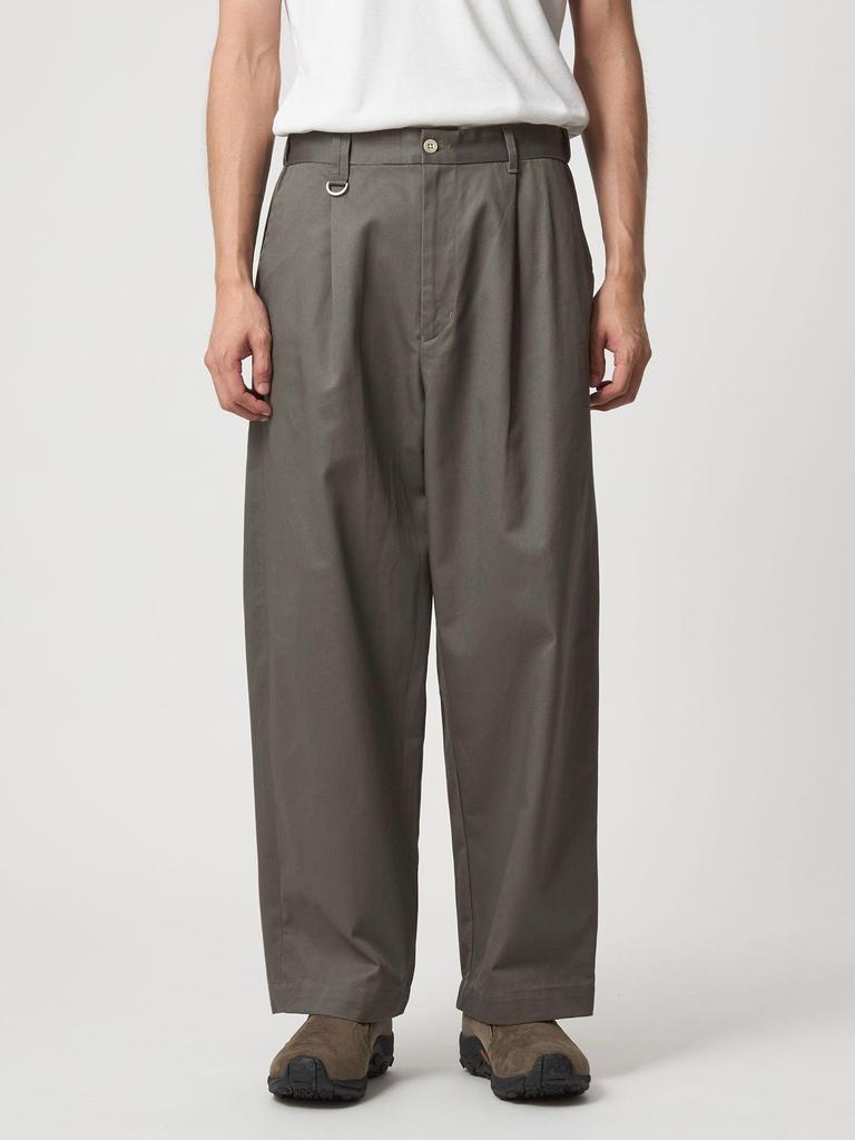 United Arrows Green Label Relaxing Web-Exclusive <3/2 WORKS> GLR Wide Chino Pants, Size 32145000004, 2370 Beige (23), L