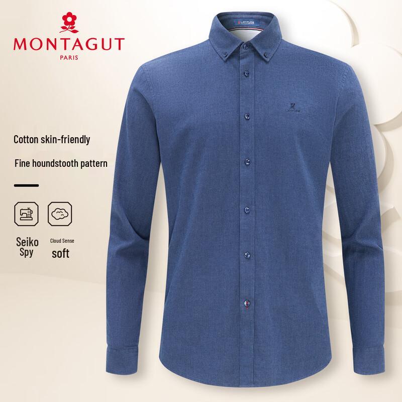 MONTAGUT Men s Long-Staple Cotton Shirt 54