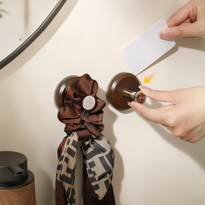 Household Suction Cup Hook Without Punching Holes, Clothes Hook, Strong Load-bearing and Seamless Adhesive Hook