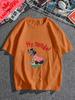 Russian Animation Nu Pogodi Fun Pattern Fashion Printed Tshirt Unisex Casual Streetwear Springsummer Cotton Unisexs Tshirt