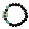 Luminous Cute Kitten Bracelet - Black & White Beaded Jewelry for Couples & Best Friends