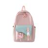 Schoolbag new large-capacity contrasting color schoolbag student versatile Japanese small fresh backpack versatile casual backpack