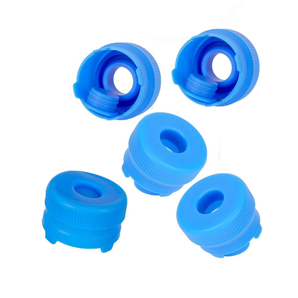 5 Pack 3 5 Gallon Water Jug Cap Reusable Non Spill 55mm Water Bottle Caps Silicone Replacement Cap Lids Anti Splash 5 Pack