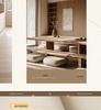 Double-Sided No-Drill Linen-Like Blackout Curtains for Living Room, Bedroom, or Balcony