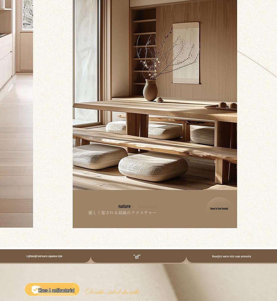 Double-Sided No-Drill Linen-Like Blackout Curtains for Living Room, Bedroom, or Balcony