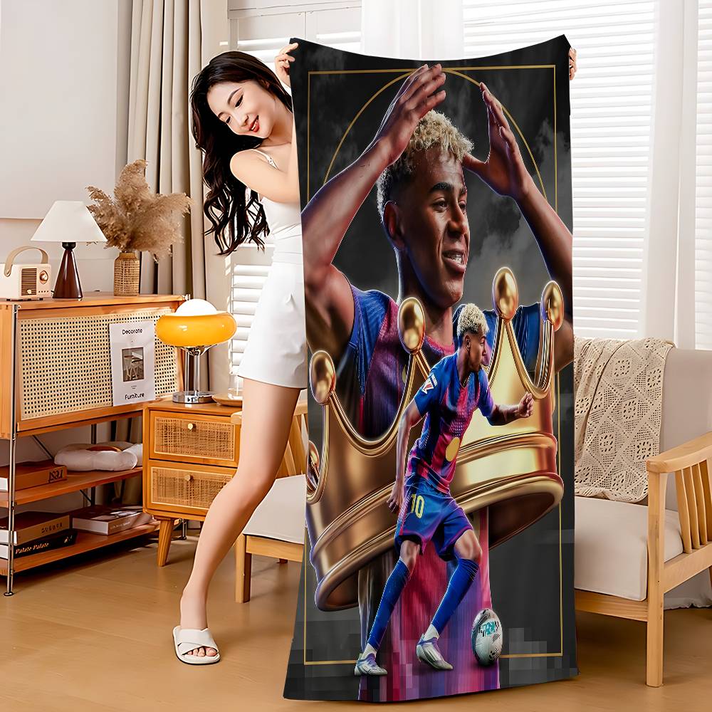 Lamine Football Player Y-yamals 19 Microfiber Beach Towel Absorbent Quick Dry Soft Yoga Swimming Resort Mountain Climbing Towel