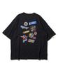 WEGO VISION Graphic Short Street Loose Oversized Size Pattern 4 T-Shirt, Unisex, Sleeve, Style, Fit, Silhouette, Spring/Summer Clothes, Dancewear,