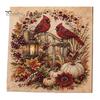 Fall Home Decor Crafts Autumn Faux Pearl Painting Kit, DIY Pumpkin Turkey Art for Adults Sunflower 3D Wall Craft Kit Handmade Set
