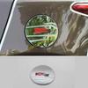 For Kia Sportage KX5 17-2022 Glossy Chrome Side Door Fuel Oil Tank Cap Cover