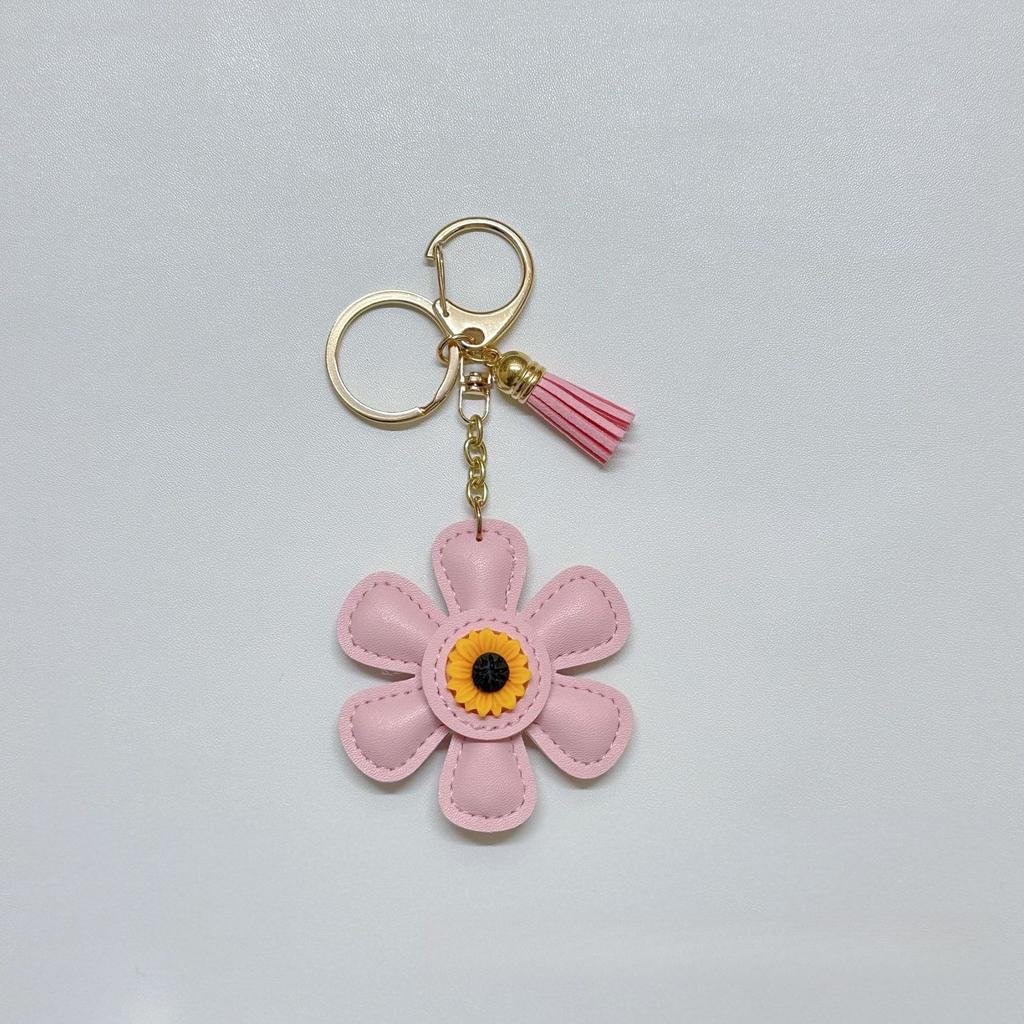 Nuevo Colgante Llavero Girasol Pequeño Fresco Moda Colgante para Bolso de Niñas
