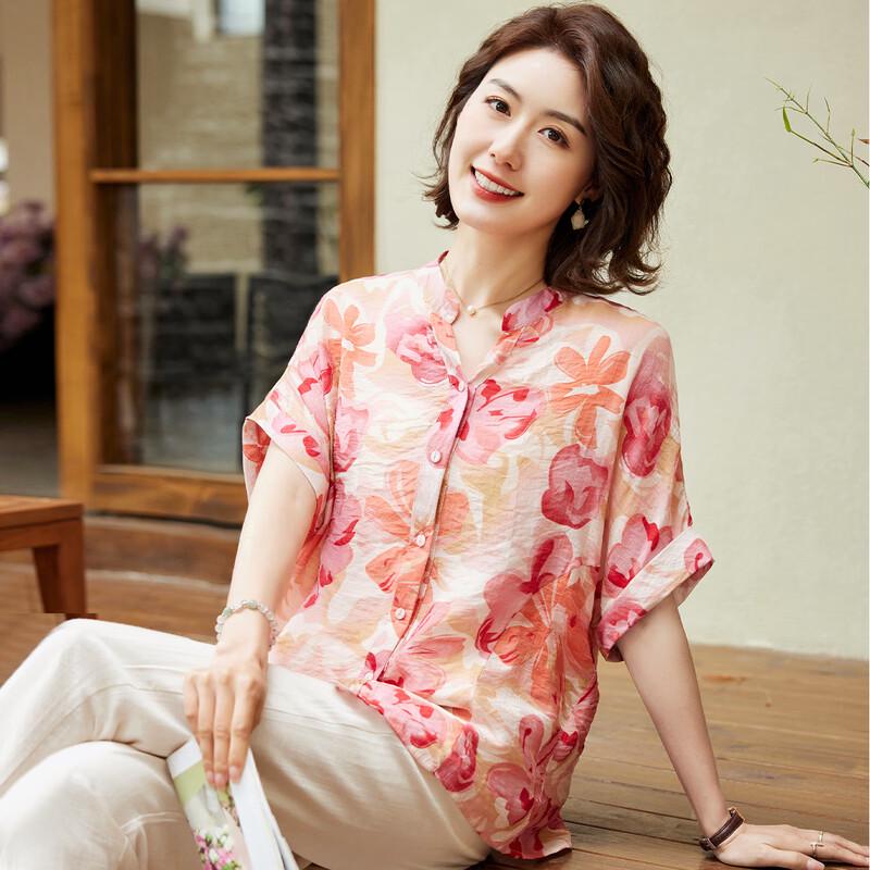 

Женское летнее платье с цветочным принтом и V-образным вырезом 4XL