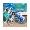 Enttgo Revolver Shape Water Gun avec 22 pieds de superficie a longue portee Blaster Pistol Pistol pour adultes et enfants Activite exterieure de