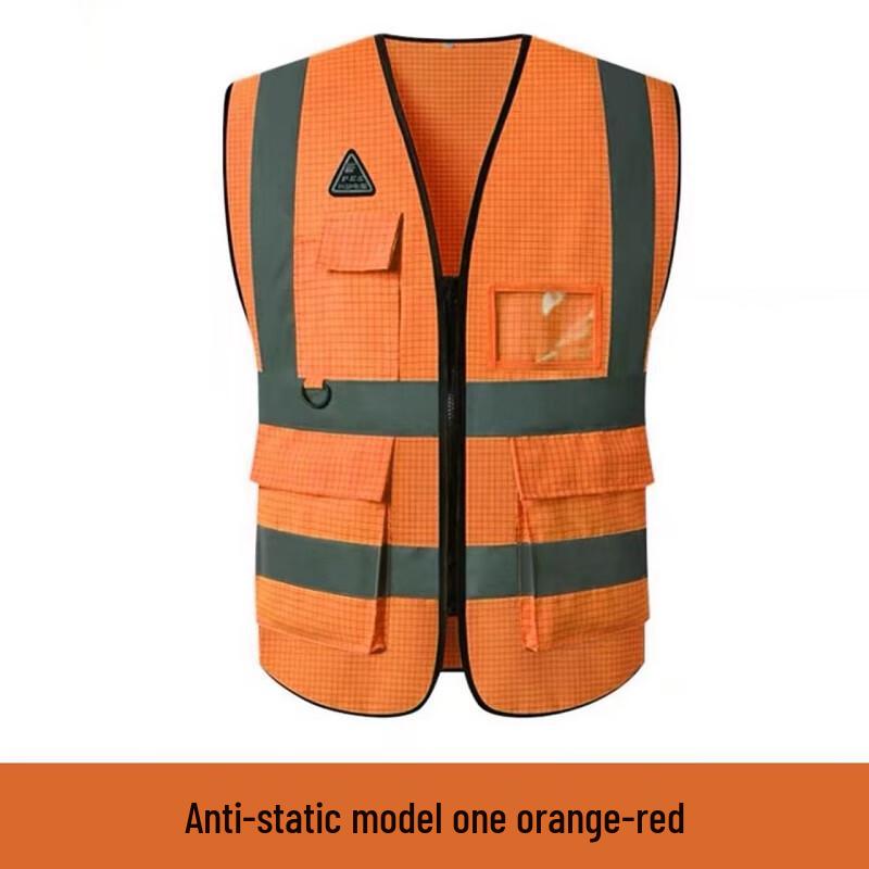 Brangdy High-Visibility Reflective Safety Vest One Size