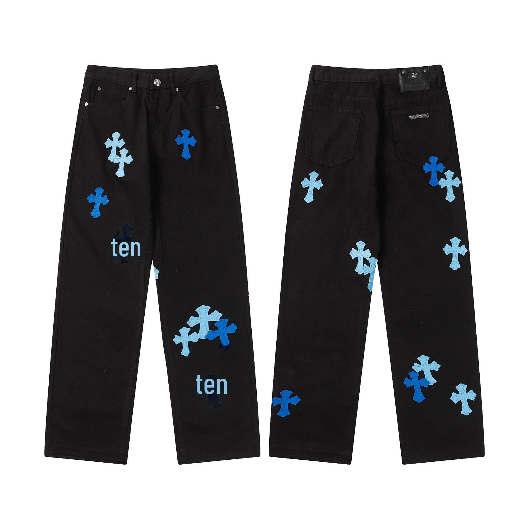 

Расклешенные джинсы из высокотехнологичной кожи весна/лето 2024 г. 36