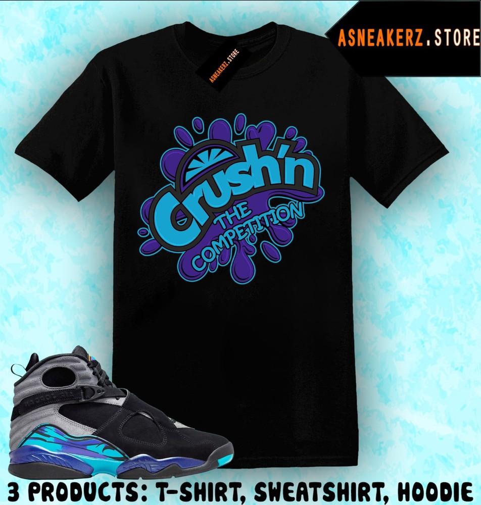 Tee Shirt Matching AJ 8 Aqua 2025 To Match Sneaker Fresh Crush T-Shirt Unisex T-Shirt XXXL