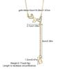 Minimalist Zircon Heart-Shaped Pendant Necklace for Women Thin Chain Hollow Love Personalized Fashionable Women's Necklace