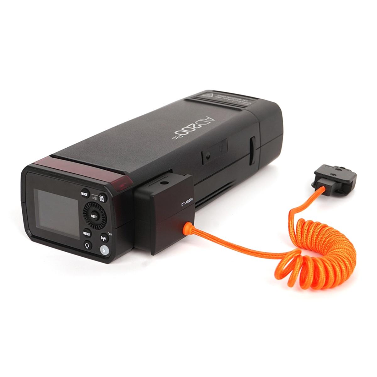 Popular_DT-AD200 Dummy Battery for Godox Flash Lights AD200/AD200Pro/AD300Pro NONE