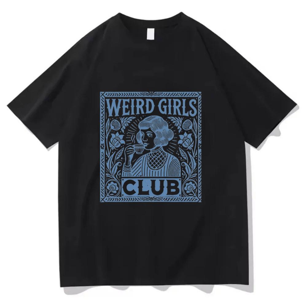 

Weird Girls Club T Shirt Vintage Aesthetic Graphic Tee Retro Harajuku Streetwear Top Casual Short Sleeve Tshirt Women Unisex Unisex 4XL