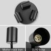 JOYINLED 1/3/4 Heads LED Track Light Fixture GU10 Track Lighting Wall Lamp Rail Spotlight Kitchen Clothing Store Ceiling Light