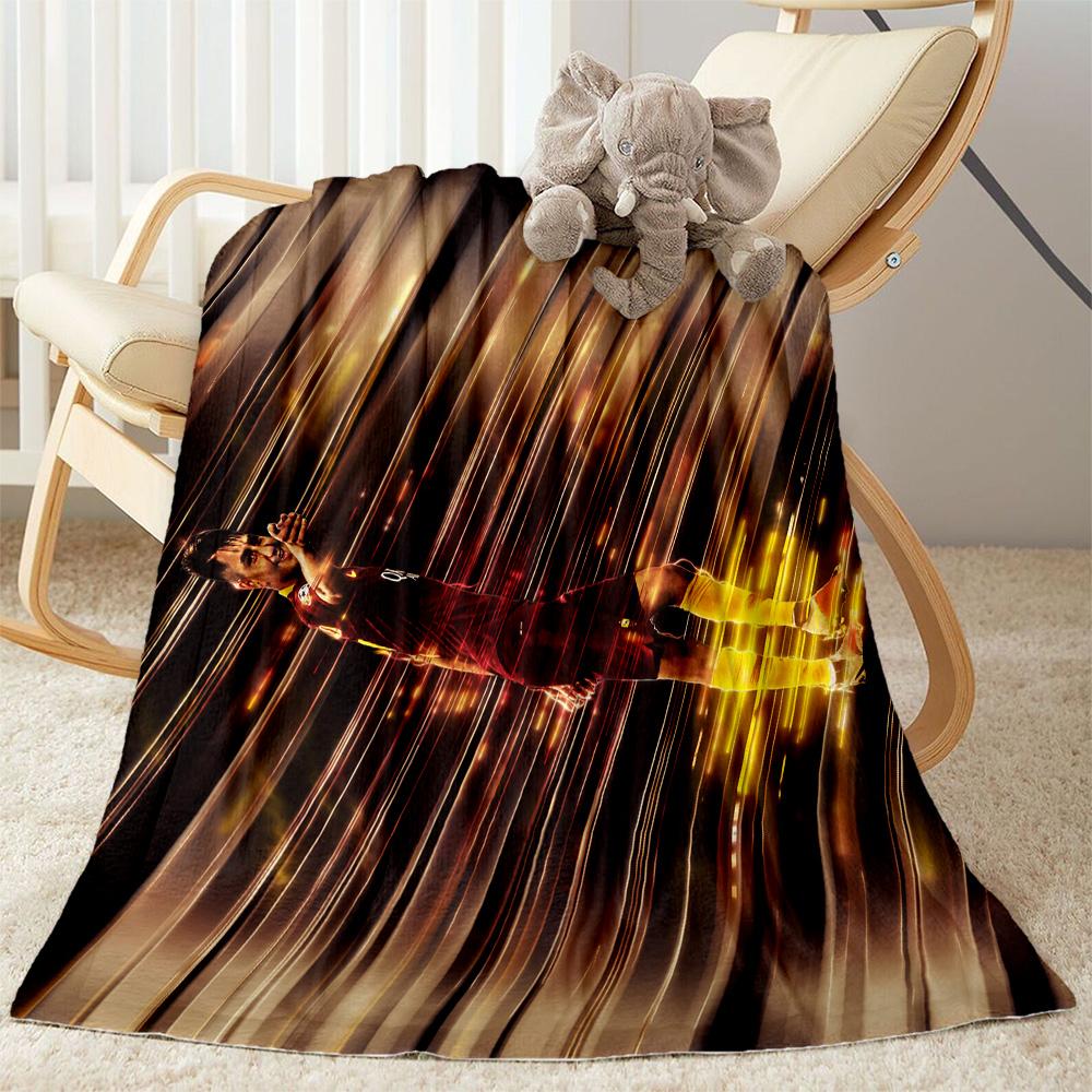 Cristiano Ronaldo Celebration Blanket Warmthful Decor Suitable for Sofa Chair Picnics All-Season Use Modern Gifts For Family Or Friends