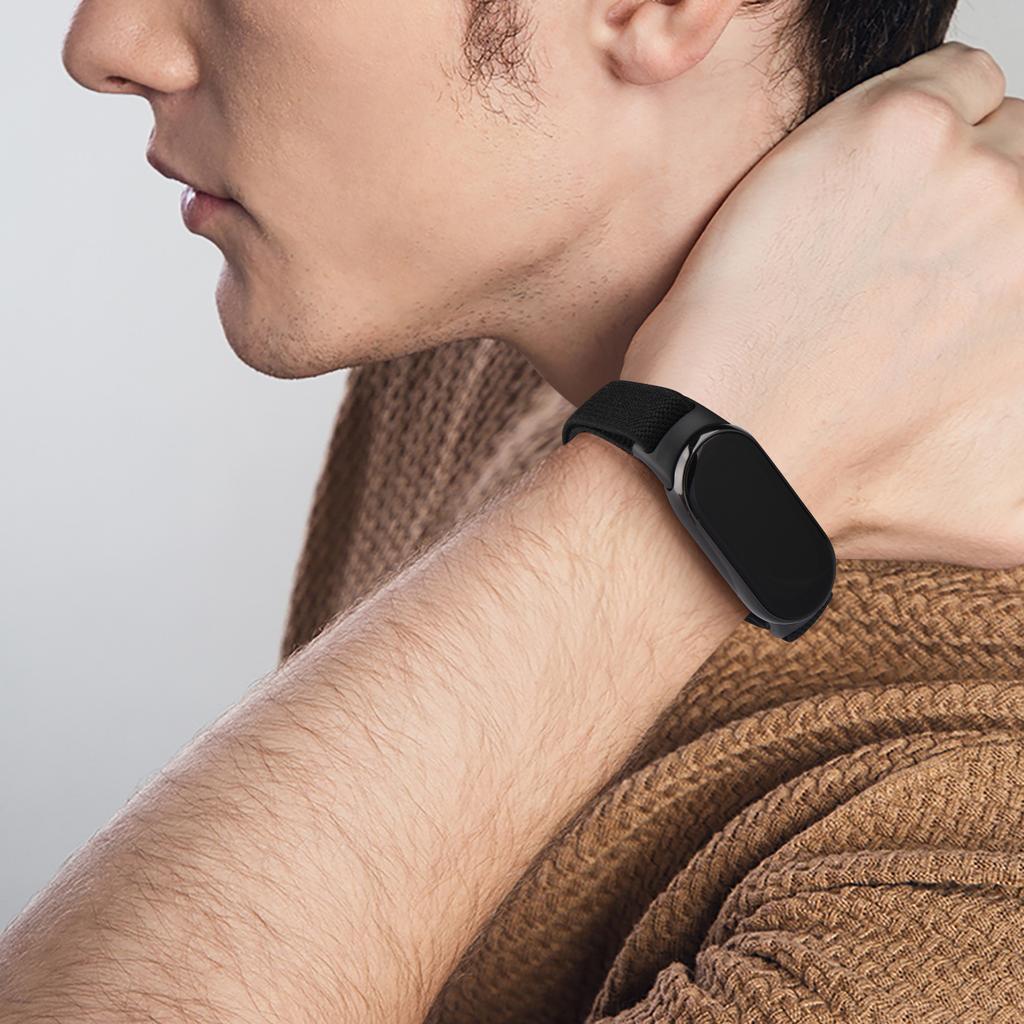 Nylon Loop Strap For Xiaomi Smart Band 10 Watchband Replacement NFC Elastic Wristband for Xiaomi Smart Band 9 8 Correa Bracelet
