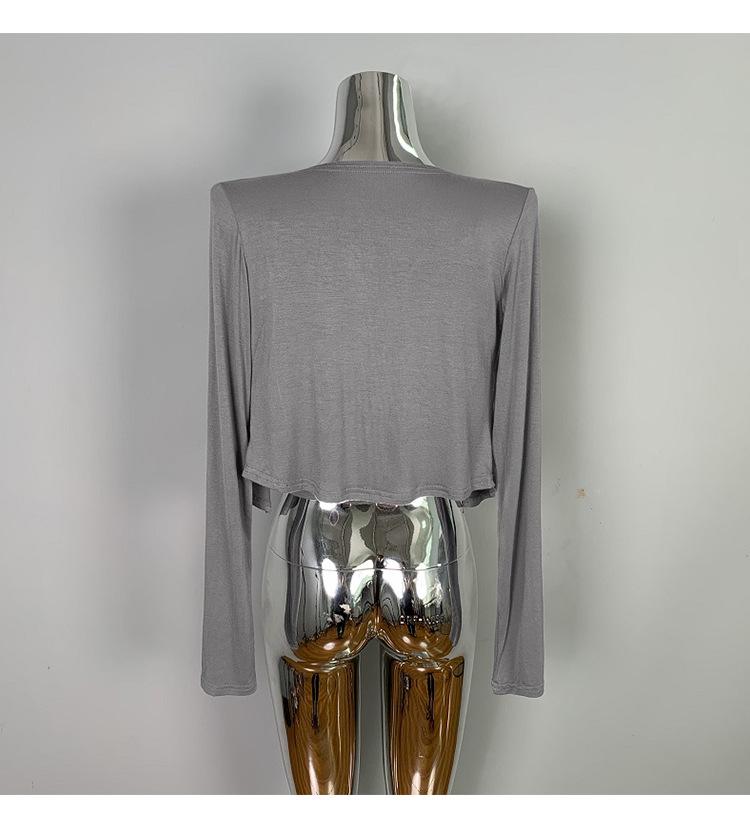 Korejský zeštíhlující bodycon set: Nařasené tílko a krátký kardigan pro ženy